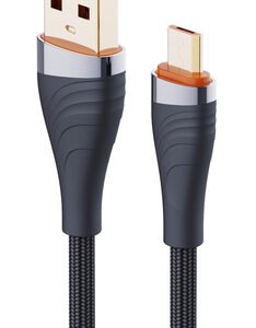 LDNIO καλώδιο micro USB σε USB LS691, 30W, 1m, γκρι
