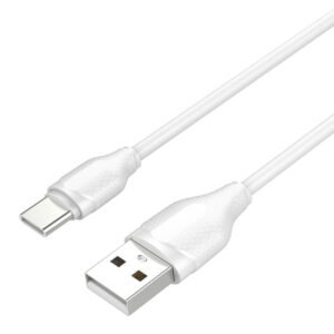 LDNIO καλώδιο USB-C σε USB LS372, 2.1A, 2m, λευκό
