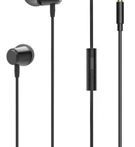 LDNIO earphones με μικρόφωνο HP03, 3.5mm σύνδεση, Φ10mm, 1.2m, μαύρα