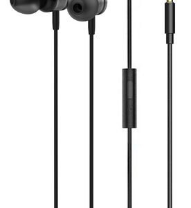 LDNIO earphones με μικρόφωνο HP04, 3.5mm σύνδεση, Φ10mm, 1.2m, γκρι