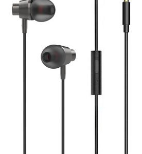LDNIO earphones με μικρόφωνο HP05, 3.5mm σύνδεση, Φ10mm, 1.2m, γκρι