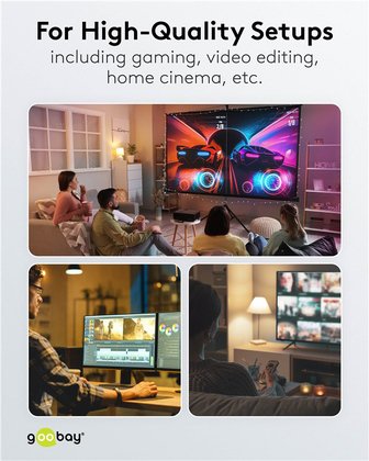 GOOBAY καλώδιο USB-C 74193, USB4, 100W, 40Gbps, 8K/60Hz, 2m, μαύρο - Image 5