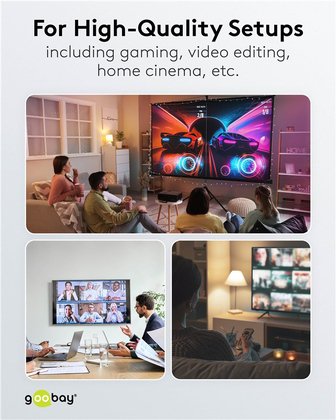 GOOBAY καλώδιο USB-C 74197, USB4, 100W, 20Gbps, 4K/60Hz, 2m, μαύρο - Image 6