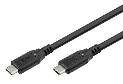 GOOBAY καλώδιο USB-C 74197, USB4, 100W, 20Gbps, 4K/60Hz, 2m, μαύρο