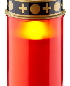 GOOBAY LED φωτιστικό κερί αφιέρωσης 74366, 2400K, IP44, κόκκινο