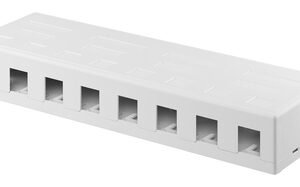 GOOBAY Keystone κυτίο 79426 για 8x θύρες δικτύου, λευκό