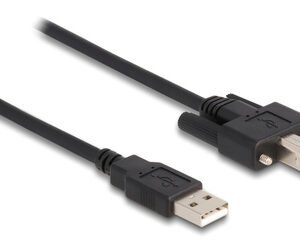 DELOCK καλώδιο USB σε USB Type B 87215, 3m, μαύρο