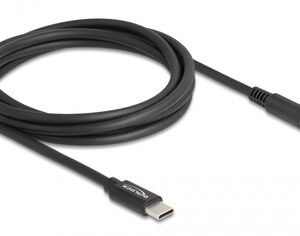 DELOCK καλώδιο τροφοδοσίας 87974, USB-C σε Dell 4.5x3mm, 1.5m, μαύρο