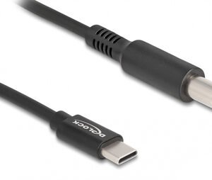DELOCK καλώδιο τροφοδοσίας 87975, USB-C σε Dell 7.4x5mm, 1.5m, μαύρο