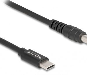 DELOCK καλώδιο τροφοδοσίας 87978, USB-C σε 5.5x2.5mm, 1.5m, μαύρο