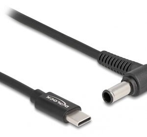 DELOCK καλώδιο τροφοδοσίας 87981, USB-C σε Sony 6x4.3mm, 1.5m, μαύρο
