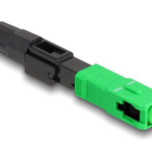 DELOCK σύνδεσμος οπτικής ίνας SC Simplex 87989, μαύρος