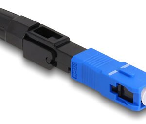 DELOCK σύνδεσμος οπτικής ίνας SC Simplex 87990, μαύρος