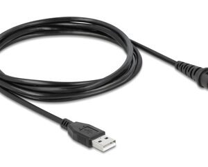 DELOCK καλώδιο USB σε RJ50 90598 για barcode scanner, 1.5m, μαύρο