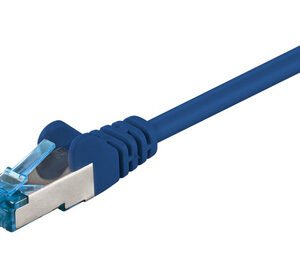 GOOBAY καλώδιο δικτύου 93656, CAT 6A S/FTP, 500 MHz, Copper, 0.5m, μπλε