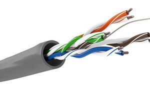 GOOBAY καλώδιο δικτύου 95410, CAT 5e U/UTP, CCA, 305m, γκρι