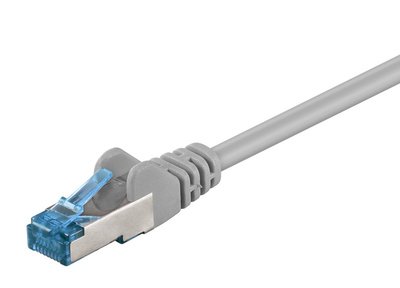 GOOBAY καλώδιο δικτύου 95602, CAT 6A S/FTP, 500 MHz, Copper, 1.5m, γκρι