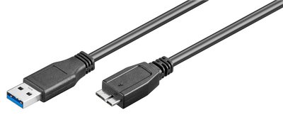 GOOBAY καλώδιο USB 3.0 σε micro Τype B 95734, 5 Gbit/s, 0.5m, μαύρο - Image 2