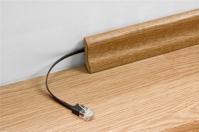 GOOBAY καλώδιο δικτύου 96369, CAT 6A U/UTP, flat, 500MHz, Copper, 10m, λευκό - Image 2