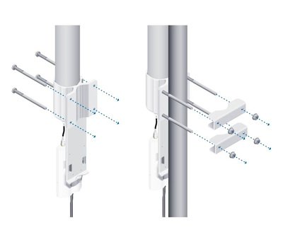 UBIQUITI AMO-2G13 2.4GHz AirMax Dual Polarity 13dBi Omni Antenna - Image 2
