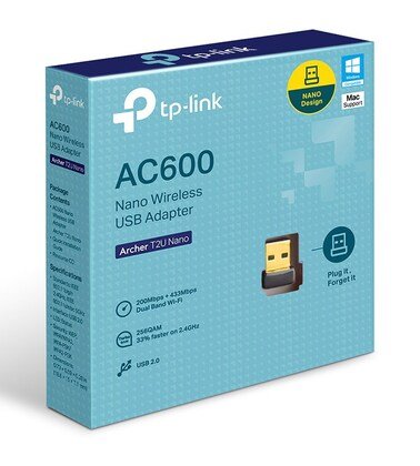 TP-LINK ασύρματος USB αντάπτορας δικτύου Archer T2U Nano, 600Mbps, V.1 - Image 2