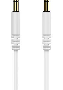 CELEBRAT καλώδιο ήχου 3.5mm AU-01, AUX, 1m, λευκό