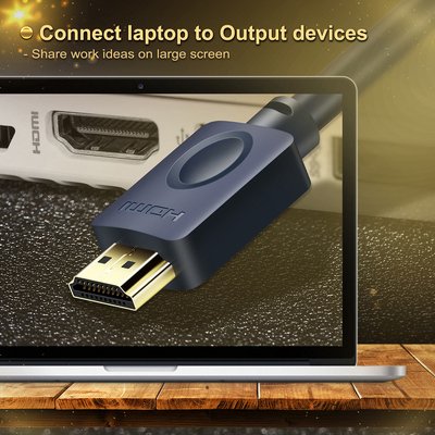 CABLETIME καλώδιο HDMI AV540-HE2G με Ethernet, 4K/60Hz, 18 Gbps, 2m, μπλε - Image 4