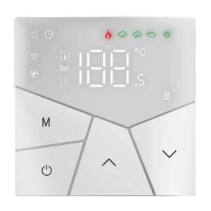 Smart θερμοστάτης αερίου BHT-15GCLW, WiFi, χωνευτός, λευκός