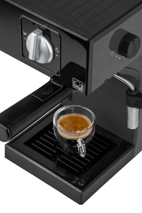 BRIEL μηχανή espresso A1, 1000W, 20 bar, μαύρη - Image 2