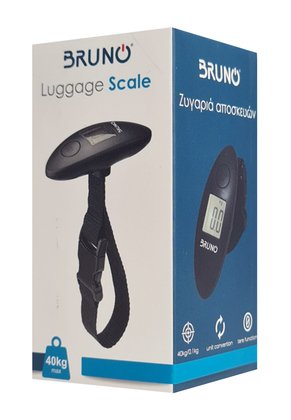 BRUNO ηλεκτρονική ζυγαριά αποσκευών BRN-0075, έως 40kg, μαύρη - Image 5