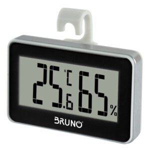 BRUNO ψηφιακό θερμόμετρο & υγρασιόμετρο BRN-0081, °C & °F, λευκό