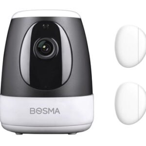 BOSMA ασύρματο σύστημα συναγερμού XC με κάμερα, Pan 360°, 1080p, WiFi