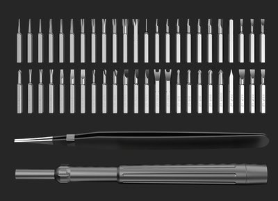 BEST σετ εργαλείων με κατσαβίδια ακριβείας BST-8934A, κασετίνα, 50τμχ - Image 2