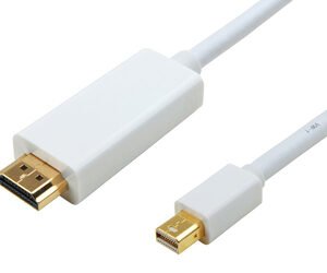 POWERTECH καλώδιο Mini DisplayPort σε HDMI CAB-DP011, 2m, λευκό