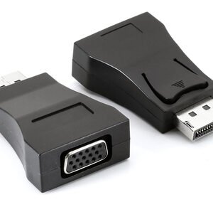 POWERTECH Αντάπτορας DisplayPort (M) σε VGA (F) CAB-DP035, μαύρο