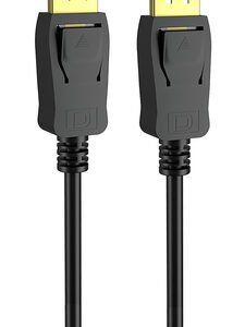 POWERTECH καλώδιο DisplayPort 1.2 CAB-DP045, 4K/60Hz, copper, 2m, μαύρο