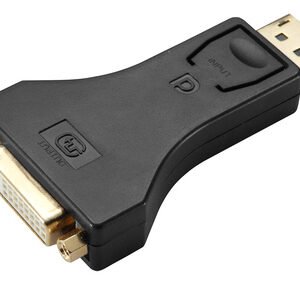 POWERTECH αντάπτορας DisplayPort σε DVI CAB-DP062, passive 1080p, μαύρος