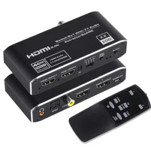 HDMI switch CAB-H150 με τηλεχειριστήριο, 4 σε 1, 4K/60Hz, μαύρο