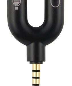 POWERTECH αντάπτορας 3.5mm σε 2x 3.5mm CAB-J043, μαύρο