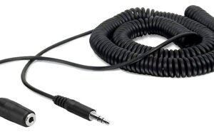 POWERTECH καλώδιο 3.5mm αρσενικό σε θηλυκό CAB-J044, 3 pin, 1.5m, μαύρο