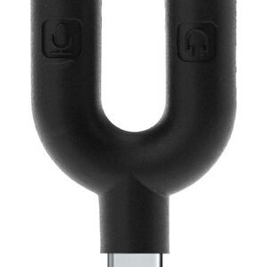 POWERTECH αντάπτορας USB-C σε 2x 3.5mm CAB-J052, μαύρος