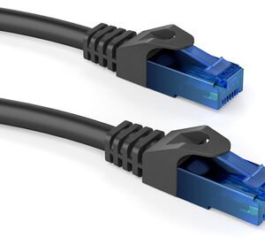 POWERTECH καλώδιο δικτύου CAB-N245, Cat 6 U/UTP, CCA 24AWG, 1m, μαύρο