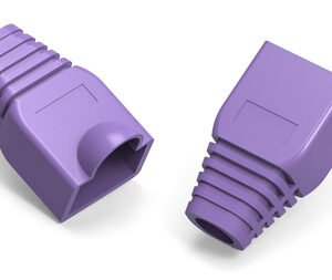 POWERTECH κάλυμμα για βύσμα δικτύου RJ45 CAB-N283, μωβ, 10τμχ