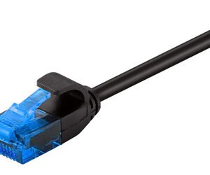 POWERTECH καλώδιο δικτύου CAB-N310, Cat 6 U/UTP, slim, copper, 3m, μαύρο