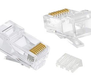 POWERTECH βύσμα RJ45 CAB-N352, Cat 6/6a UTP, modular, διάφανο, 50τμχ