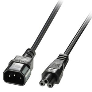 POWERTECH καλώδιο τροφοδοσίας CAB-P034, 0.75mm², 1m, μαύρο