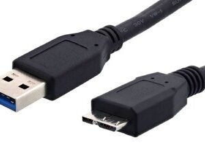POWERTECH καλώδιο USB σε Micro B USB CAB-U004, 5Gbps, 1.5m, μαύρο