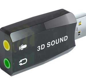 POWERTECH κάρτα ήχου USB CAB-U036, 5.1CH, έξοδος μικροφώνου & ακουστικού