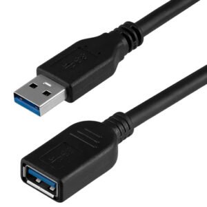 POWERTECH καλώδιο προέκτασης USB CAB-U123, 5Gbps, 1.5m, μαύρο