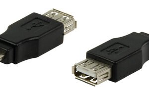 POWERTECH αντάπτορας USB σε USB Mini CAB-U141, μαύρος